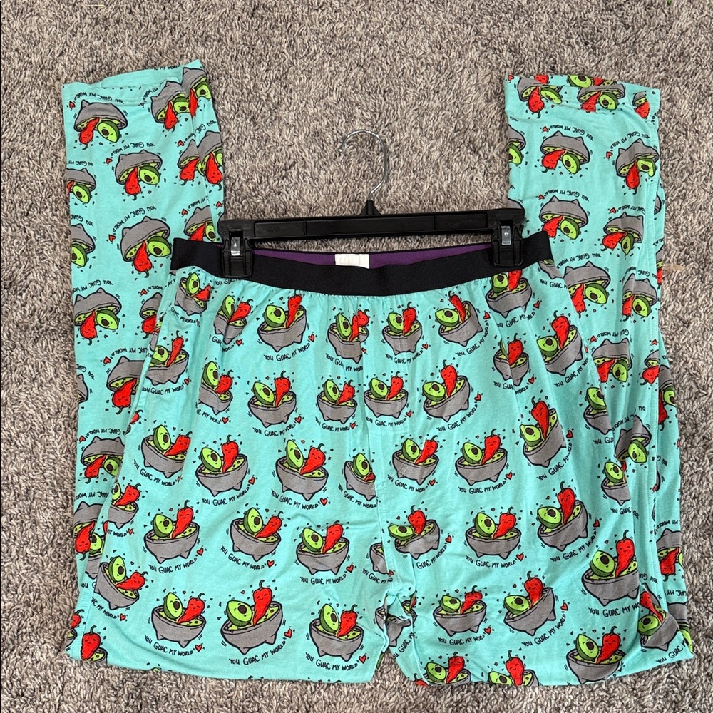 MeUndies Aqua Avocado & Tomato Lounge Set